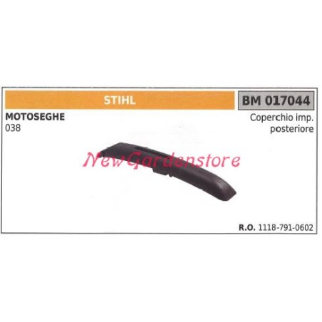 Coperchio impugnatura posteriore STIHL motore motosega 038 017044 | NewgardenParts.com