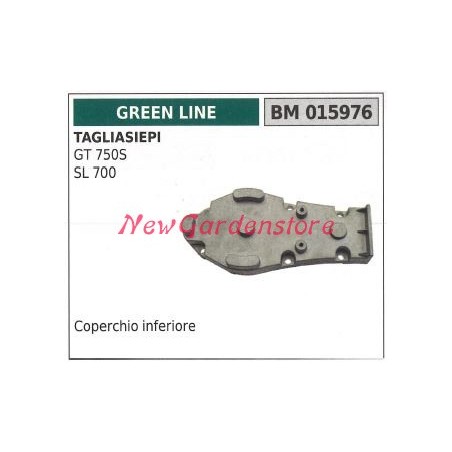 Coperchio inferiore GREENLINE tagliasiepe GT 750S SL 700 015976 | NewgardenParts.com