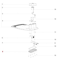ORIGINAL BLUEBIRD Roboter-Ladestation untere Abdeckung AB12.01.00.0224 | NewgardenParts.com