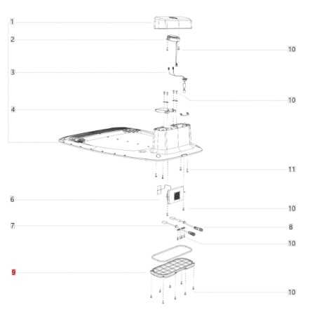 ORIGINAL BLUEBIRD Roboter-Ladestation untere Abdeckung AB12.01.00.0224 | NewgardenParts.com