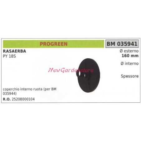 Tapa interior rueda PROGREEN Cortacésped Rueda PY 18S 035941 | NewgardenParts.com