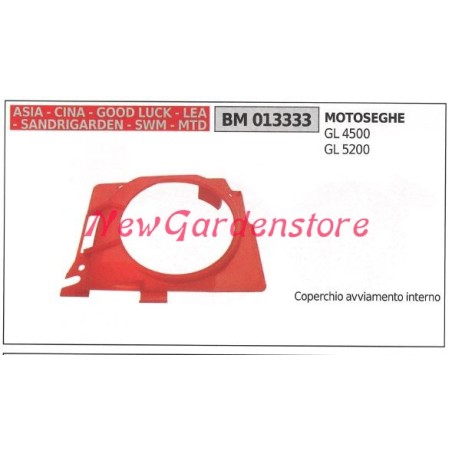 Coperchio messa in moto CINA motore motosega GL 4500 5200 013333 | NewgardenParts.com