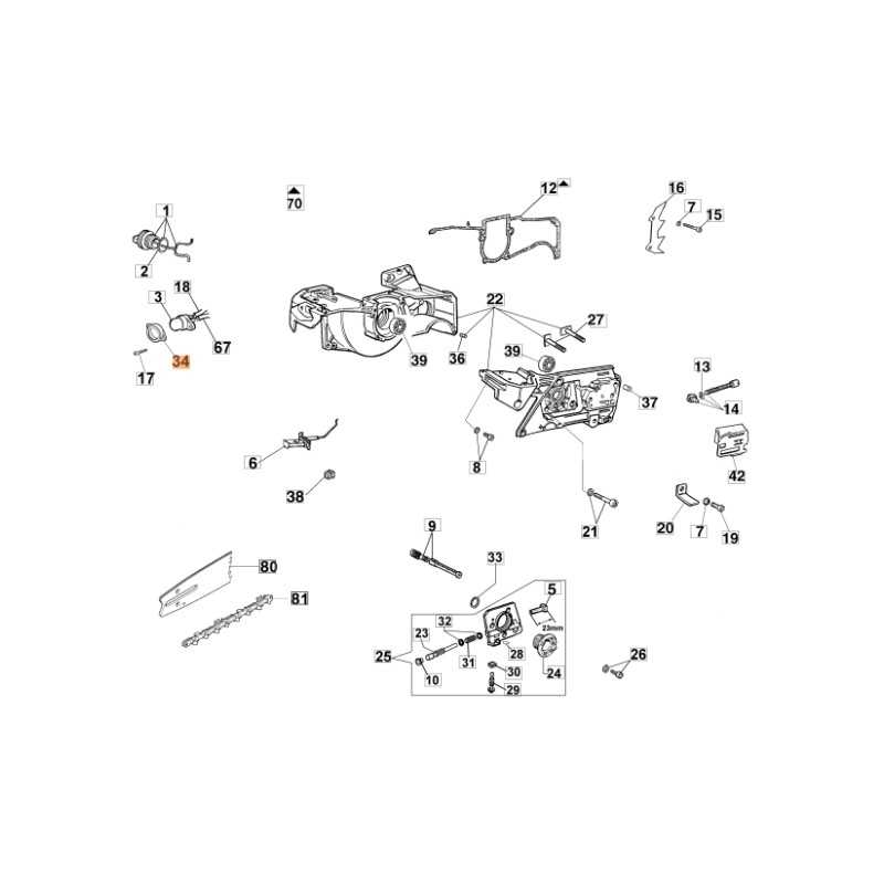 ORIGINAL OLEOMAC 956 GS630 housse de tronçonneuse 50010175