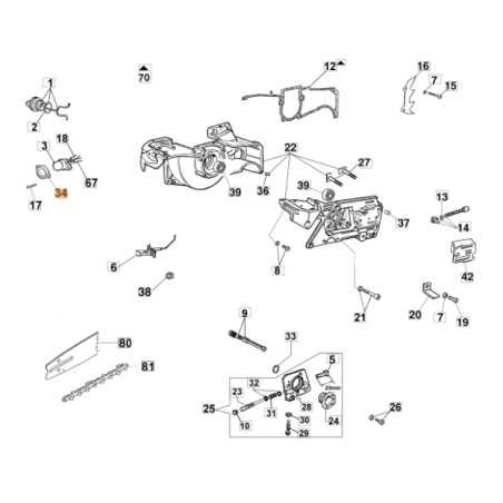 Cover chainsaw models 956 GS630 ORIGINAL OLEOMAC 50010175 | NewgardenParts.com