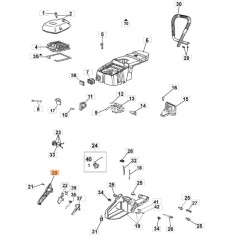 Chainsaw cover models GS630 ORIGINAL OLEOMAC 50020085BR