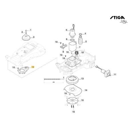 ORIGINAL STIGA Roboter-Rasenmäher Stig - g300 322110132/0 | NewgardenParts.com