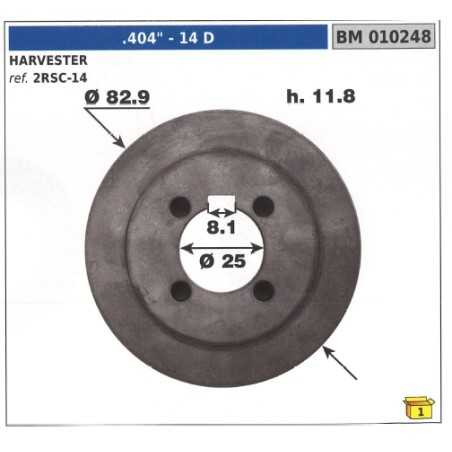 HARVESTER pinion self-aligning ring gear teeth 14 .404" 010248 | NewgardenParts.com