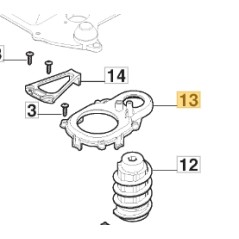 Coperchio regolazione altezza ORIGINALE STIGA robot tagliaerba a1500 322110079/0 | NewgardenParts.com