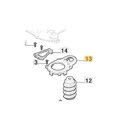 Coperchio regolazione altezza ORIGINALE STIGA robot tagliaerba a1500 322110079/0 | NewgardenParts.com