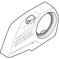 CHAINSAW CHAIN SPROCKET COVER MSA60 MSA70 ORIGINAL STIHL MA046401700 | NewgardenParts.com