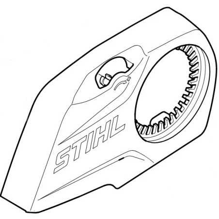 CHAINSAW CHAIN SPROCKET COVER MSA60 MSA70 ORIGINAL STIHL MA046401700 | NewgardenParts.com