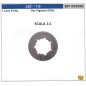 NEWGARDENSTORE self-aligning ring sprocket teeth 7 .325" 7 slots 005996