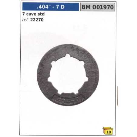 NEWGARDENSTORE sprocket self-aligning ring teeth 7 .404" 7 slots 001970 | NewgardenParts.com