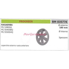 Vorderradabdeckung PROGREEN Rasenmäher PG 5380SQ 035774