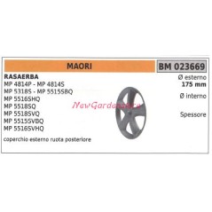MAORI Rasenmähermäher Hinterradabdeckung MP 4814S 023669 | NewgardenParts.com