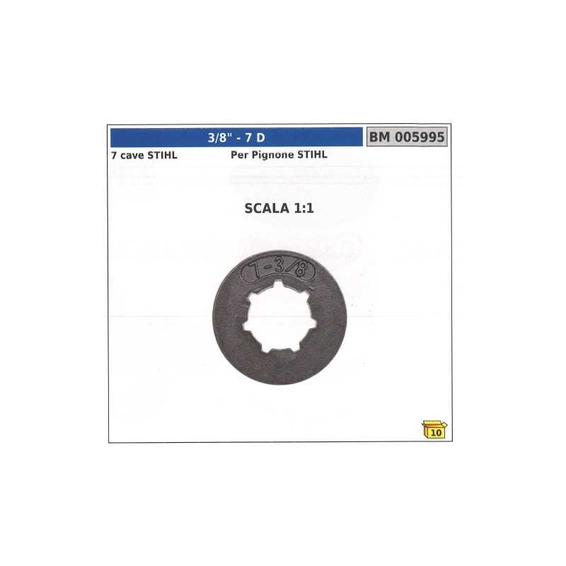 NEWGARDENSTORE pinion self-aligning ring gear teeth 7 3/8" 7 slots 005995