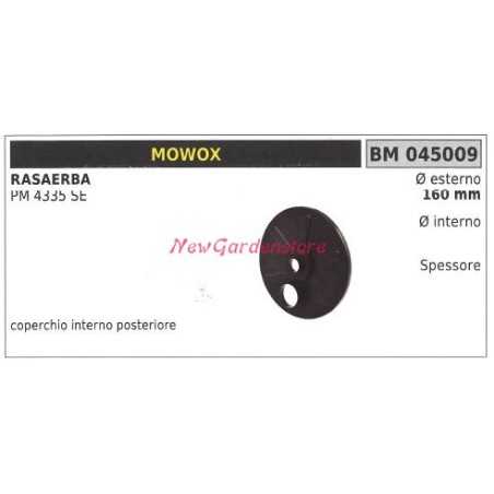 MOWOX rueda trasera MOWOX cortacésped PM 4335 SE 045009 | NewgardenParts.com