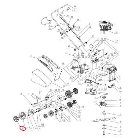 Hinterradabdeckung Mähermodelle PG21SQN PROGREEN 055673 | NewgardenParts.com