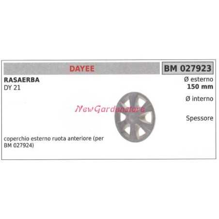 Cubre ruedas cortacésped DAYEE DY 21 027923 | NewgardenParts.com