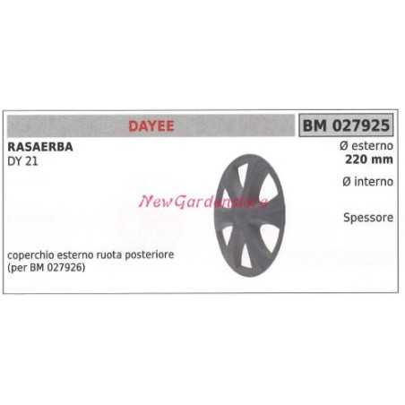 Lawnmower mower wheel cover DAYEE DY 21 027925 | NewgardenParts.com