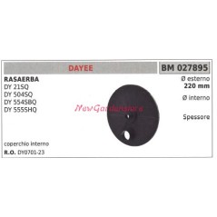 Coperchio ruota rasaerba tagliaerba tosaerba DAYEE DY 21SQ 504SQ 554SBQ 027895 | NewgardenParts.com