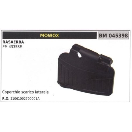 Coperchio scarico laterale MOWOX rasaerba tosaerba tagliaerba PM 4335SE 045398 | NewgardenParts.com