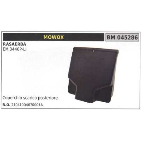 Hintere Auspuffabdeckung MOWOX Rasenmäher EM 3440P-LI 045286 | NewgardenParts.com