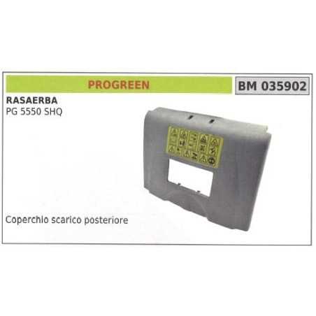 Hintere Auspuffabdeckung PROGREEN Rasenmäher Mäher PG 5550SHQ 035902 | NewgardenParts.com
