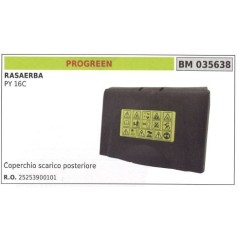 Coperchio scarico post. PROGREEN rasaerba tosaerba tagliaerba PY 16C 035638 | NewgardenParts.com