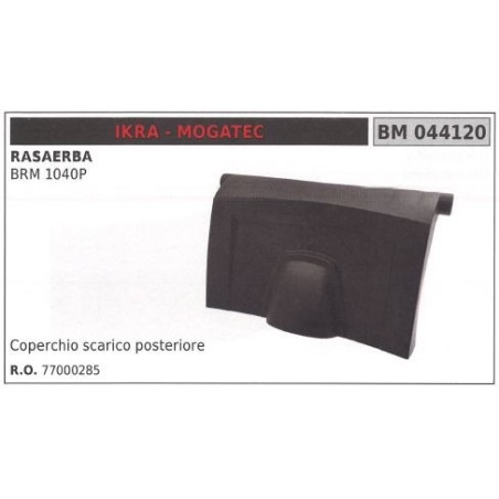 Coperchio scarico posteriore IKRA rasaerba tosaerba tagliaerba BRM 1040P 044120 | NewgardenParts.com