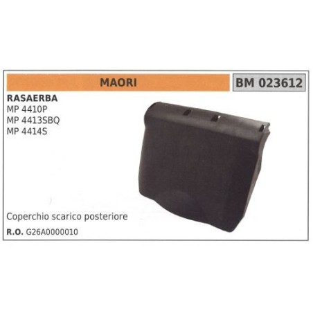 Coperchio scarico posteriore MAORI rasaerba tosaerba tagliaerba MP 4410P 023612 | NewgardenParts.com