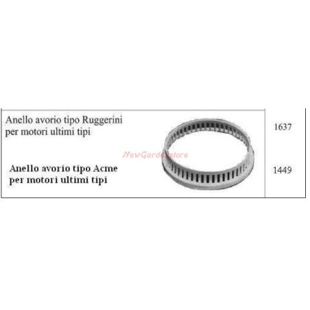 Anello avario per motocoltivatore RUGGERINI 1449 | NewgardenParts.com