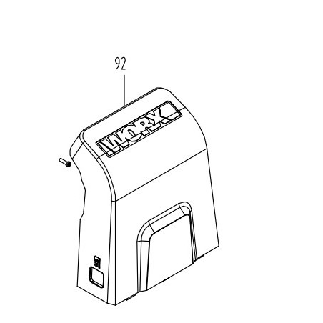 Coperchio torretta ORIGINALE WORX robot rasaerba WR141E - WR130E - WR148E | NewgardenParts.com