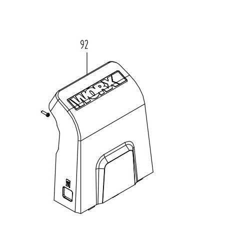 ORIGINAL WORX robot mower turret cover WR141E - WR130E - WR148E | NewgardenParts.com