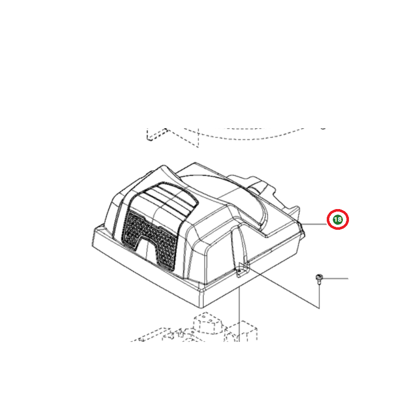 COPERCHIO TRASMISSIONE 578261305 ORIGINALE HUSQVARNA