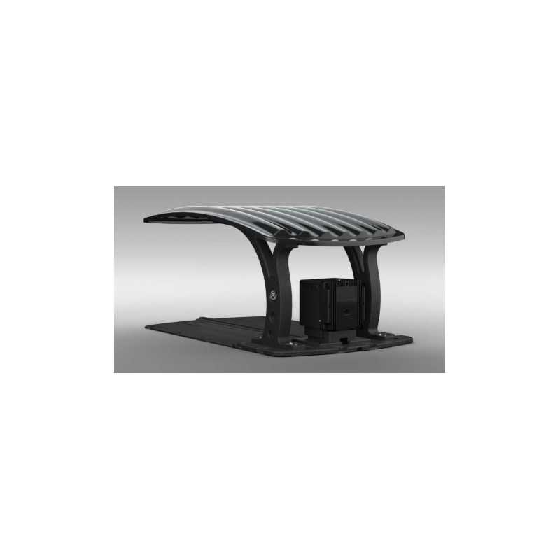 Glossy black charging base cover for AMBROGIO L15 L20 robot