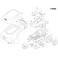 Displayabdeckung Mähroboter Modelle G1200 ORIGINAL STIGA 381119740/0