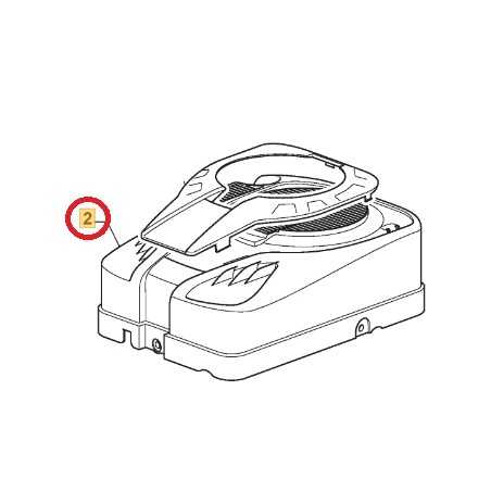 Engine cover 1P62 ORIGINAL STIGA for lawn tractor engine 1530H 118550516/0 | NewgardenParts.com