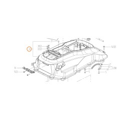 Copertura protezione superiore ORIGINALE WORX robot rasaerba WG794E | NewgardenParts.com