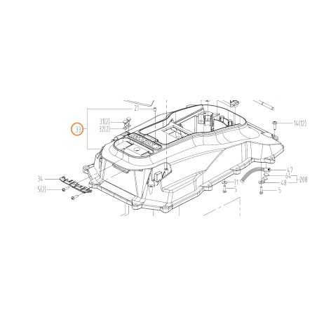 ORIGINAL WORX robot mower WG794E upper protection cover | NewgardenParts.com