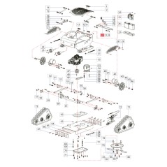 Batteriefachabdeckung ORIGINAL BLUEBIRD Gartenhämmer FM 23-53 3020400000020 | NewgardenParts.com