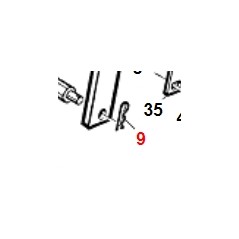 R-Klammer aus Metall ORIGINAL GIANNI FERRARI 00.18.00.1010