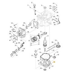 Engine cup lawn tractor mower models 1328H ORIGINAL STIGA 118551425/0 | NewgardenParts.com