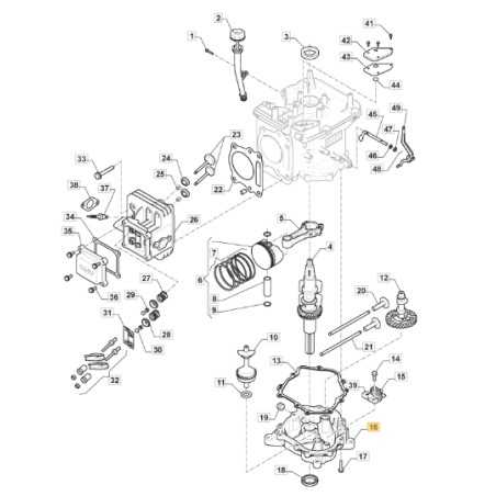 Engine cup lawn tractor mower models 1328H ORIGINAL STIGA 118551425/0 | NewgardenParts.com