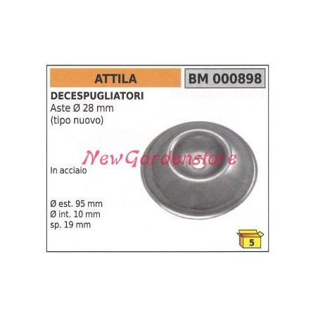 Coppetta fissa coppia conica ATTILA decespugliatore 000898 FORO 10 mm | NewgardenParts.com