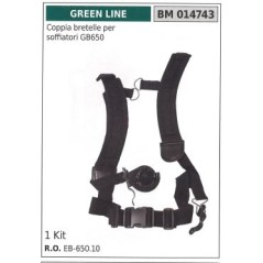 Coppia bretelle per soffiatore GB650 GREEN LINE | NewgardenParts.com