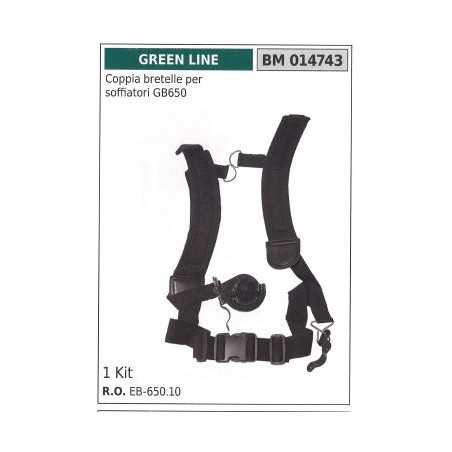 Pair of harnesses for GB650 blower GREEN LINE | NewgardenParts.com