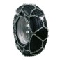 Coppia catene da neve a croce ruota pneumatico trattorino 15x6.00-6 15x4.50-8