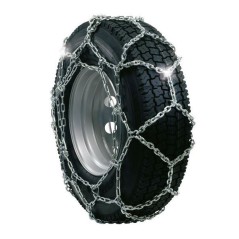 Coppia catene da neve a croce ruota pneumatico trattorino 16x5.50-8 4.00-8 | NewgardenParts.com