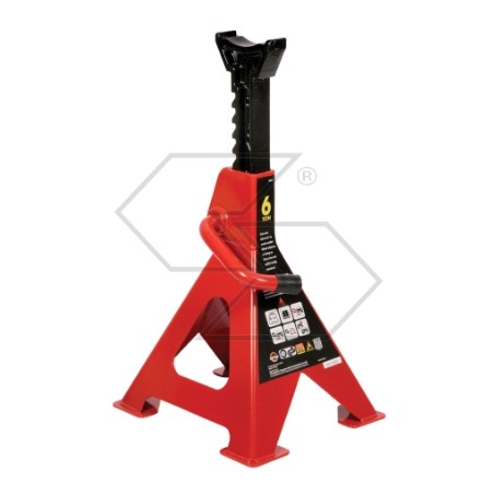 Coppia cavalletti regolabili portata 6000Kg altezza chiuso 390 mm aperto 610mm | NewgardenParts.com